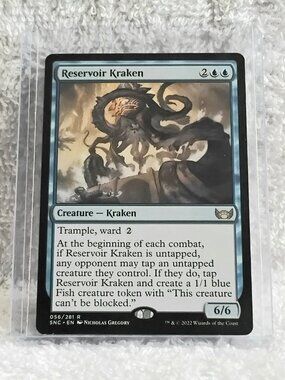 5/$20 Mint 2022 MTG Reservoir Kraken Rare Card 056/281 Deckmaster!!